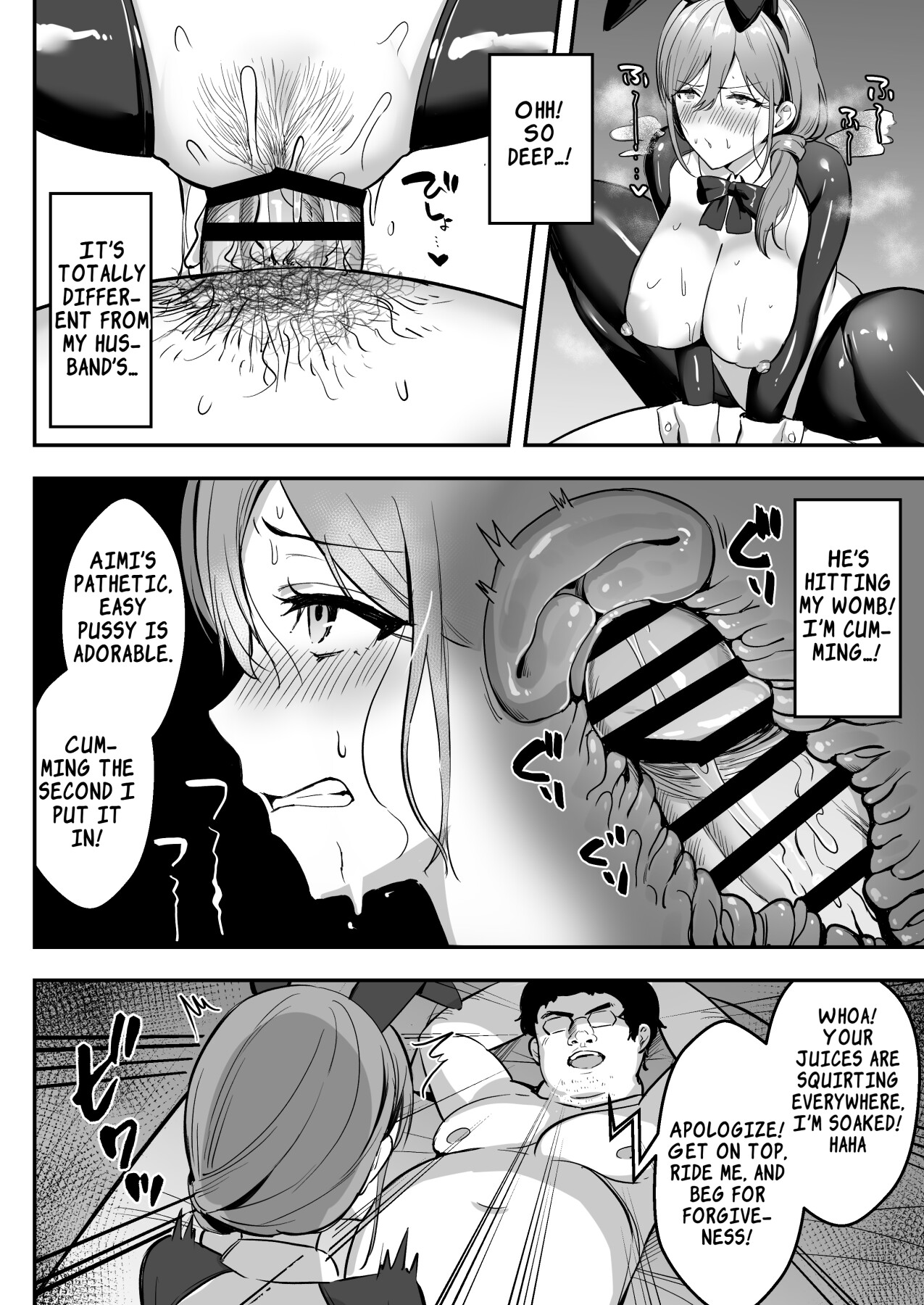Hentai Manga Comic-The Housewife Courier Who Became a Bitch for the Customer's Huge Cock-Read-49